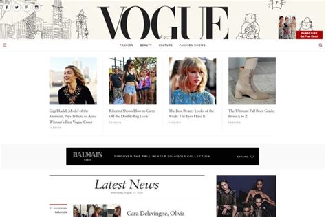 vogue official website